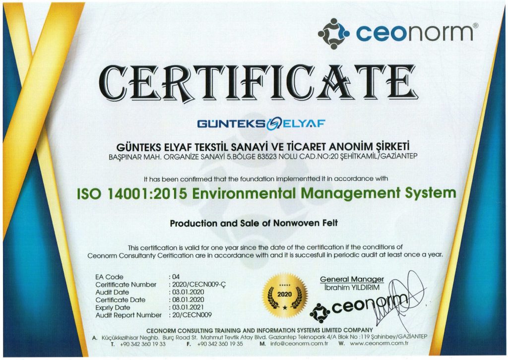 ingilizce 14001